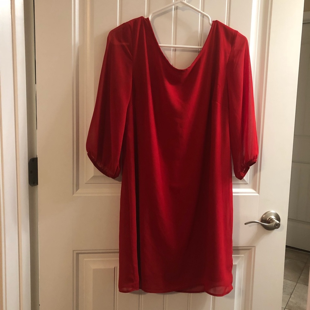 Maroon dress